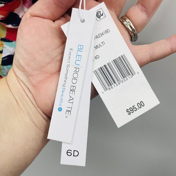 Bleu Rod Beattie Womens Size 6 D-Cup Party Animal Twist-Front Tankini Top 2195 - Picture 6 of 7